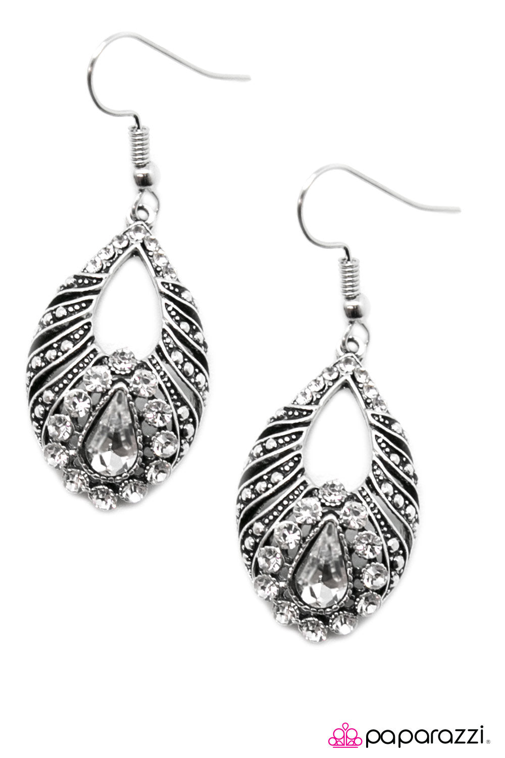 Paparazzi ♥ The Last Waltz - White ♥ Earrings