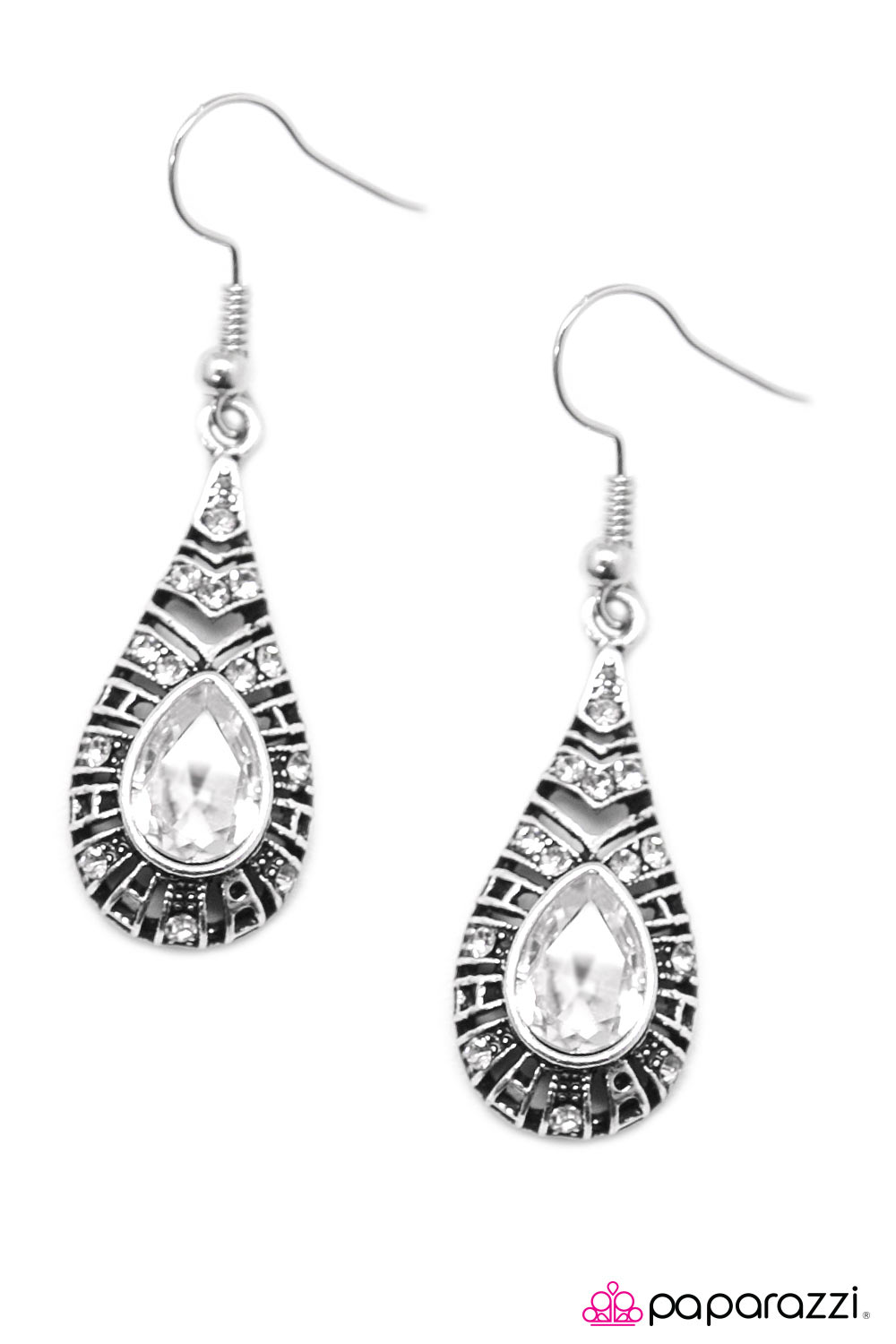 Paparazzi ♥ Yacht Show - White ♥ Earrings