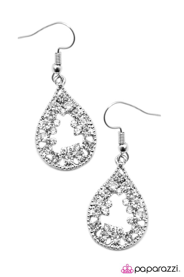 Paparazzi ♥ The Princess Diaries - White ♥ Earrings