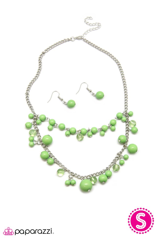 Paparazzi ♥ The Wedding Planner - Green ♥ Necklace
