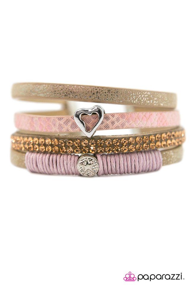 Paparazzi ♥ My Oh My - Pink ♥ Bracelet