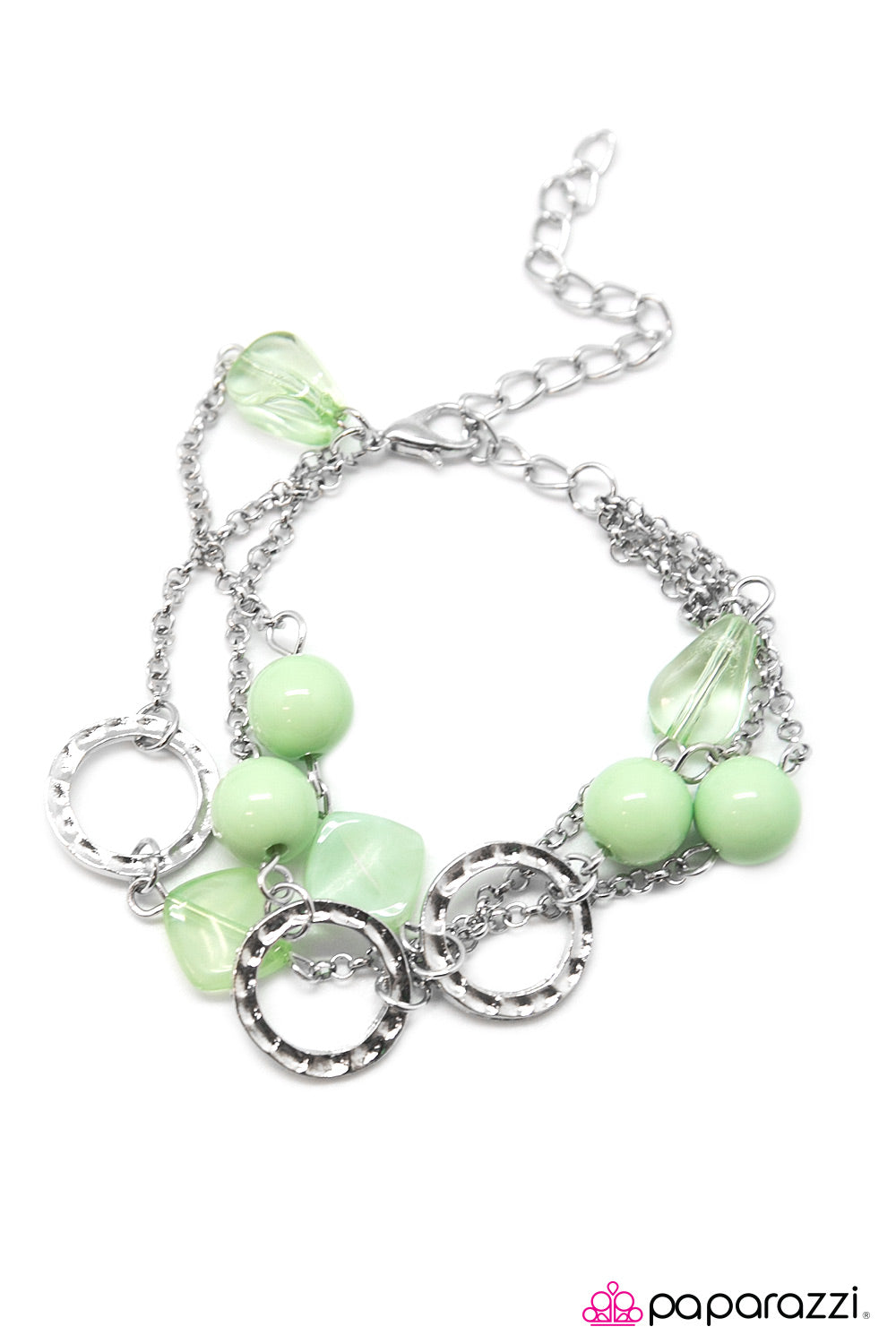 Paparazzi ♥ In The Glow - Green ♥ Bracelet
