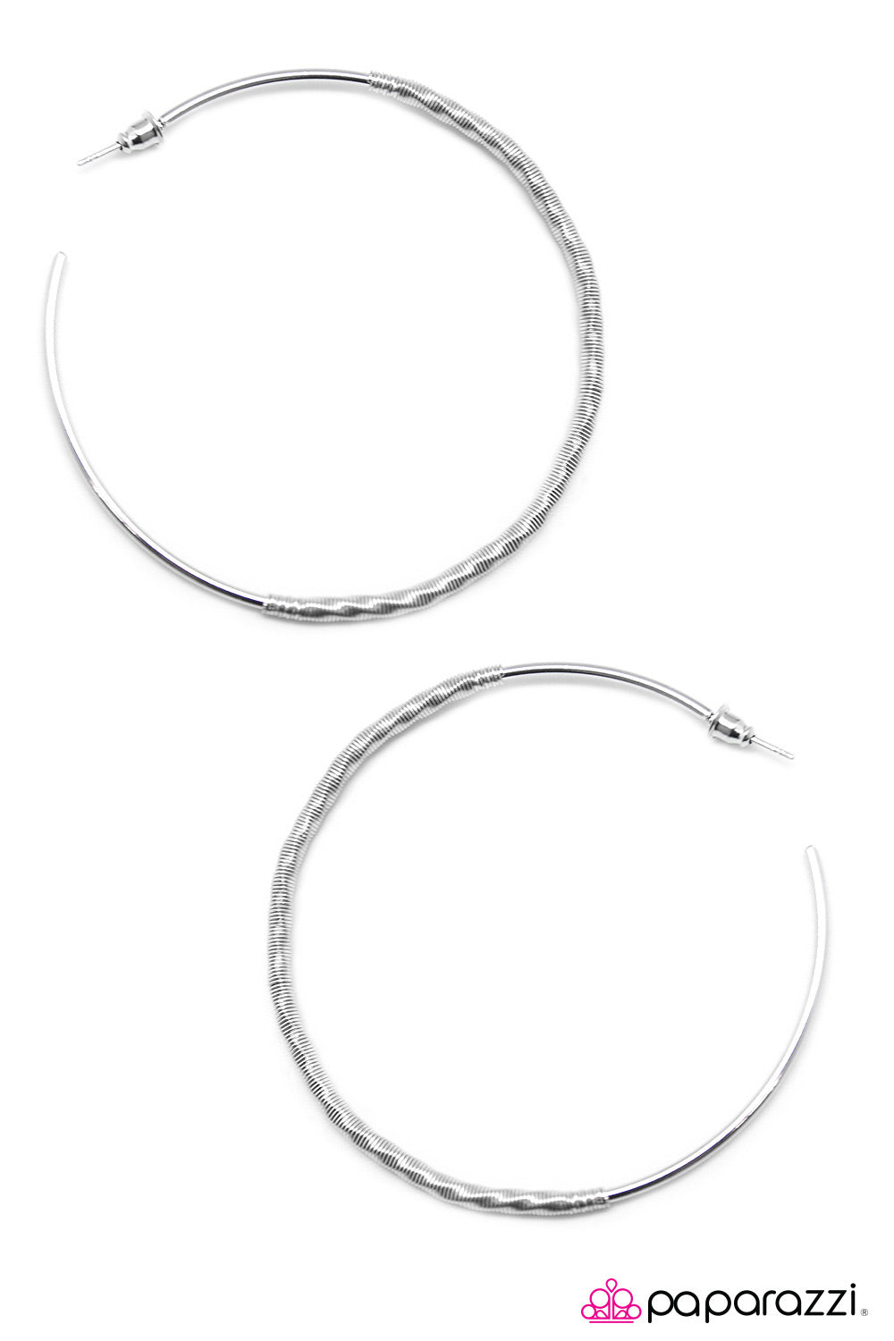 Paparazzi ♥ SHIMMER Takes All! - Silver ♥ Earrings