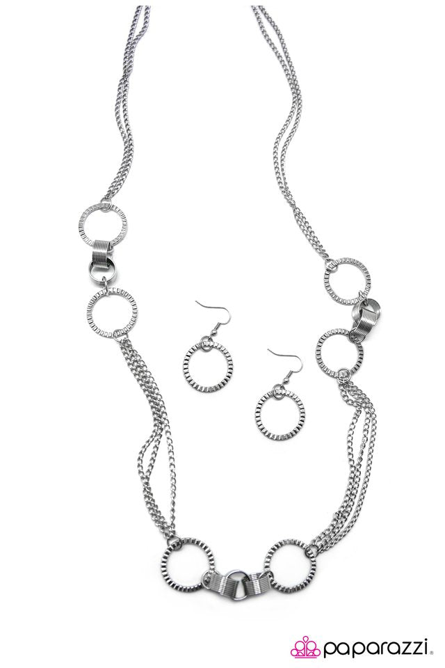 Paparazzi ♥ Care To Join Us? - Silver ♥ Necklace