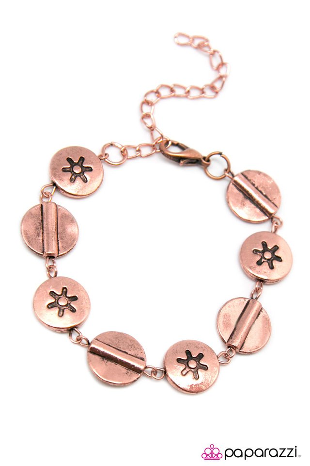 Paparazzi ♥ Get It BRIGHT! - Copper ♥ Bracelet
