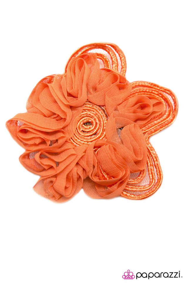 Paparazzi ♥ Goodbye Kiss - Orange ♥ Hair Clip