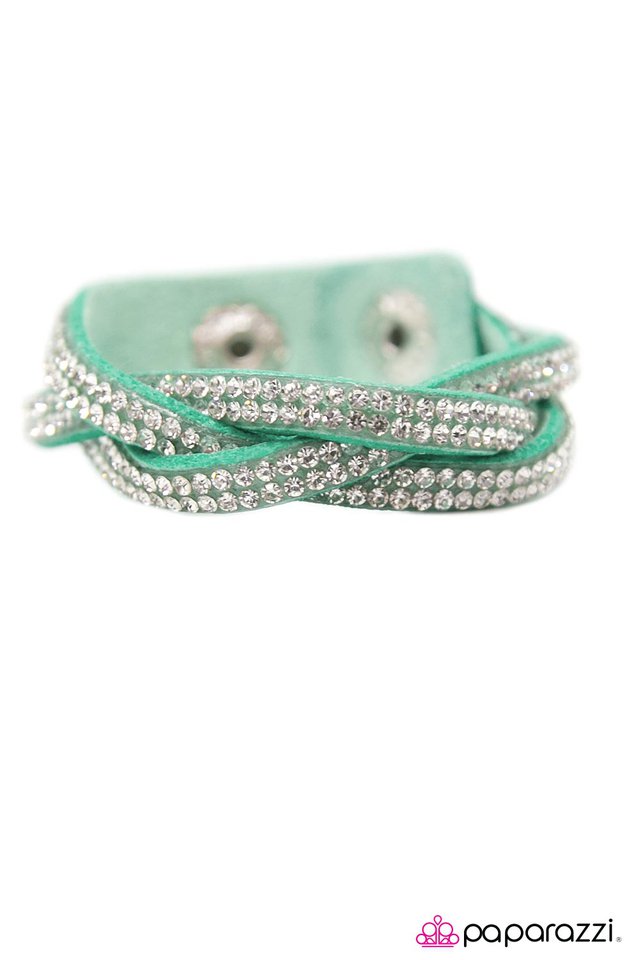 Paparazzi ♥ Haters Gonna Hate - Green ♥ Bracelet