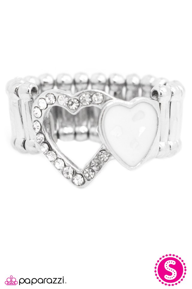 Paparazzi ♥ Ive HEART It All Before - White ♥ Ring