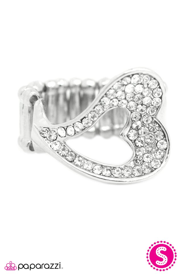 Paparazzi ♥ All My Single Ladies - White ♥ Ring