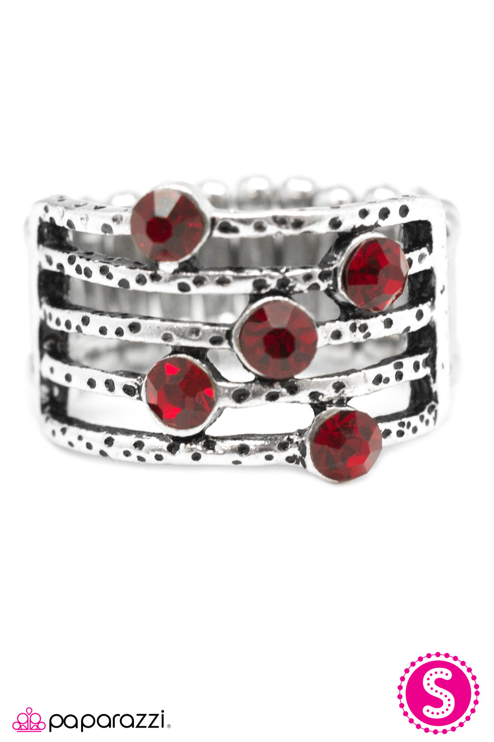 Paparazzi ♥ Offbeat - Red ♥ Ring