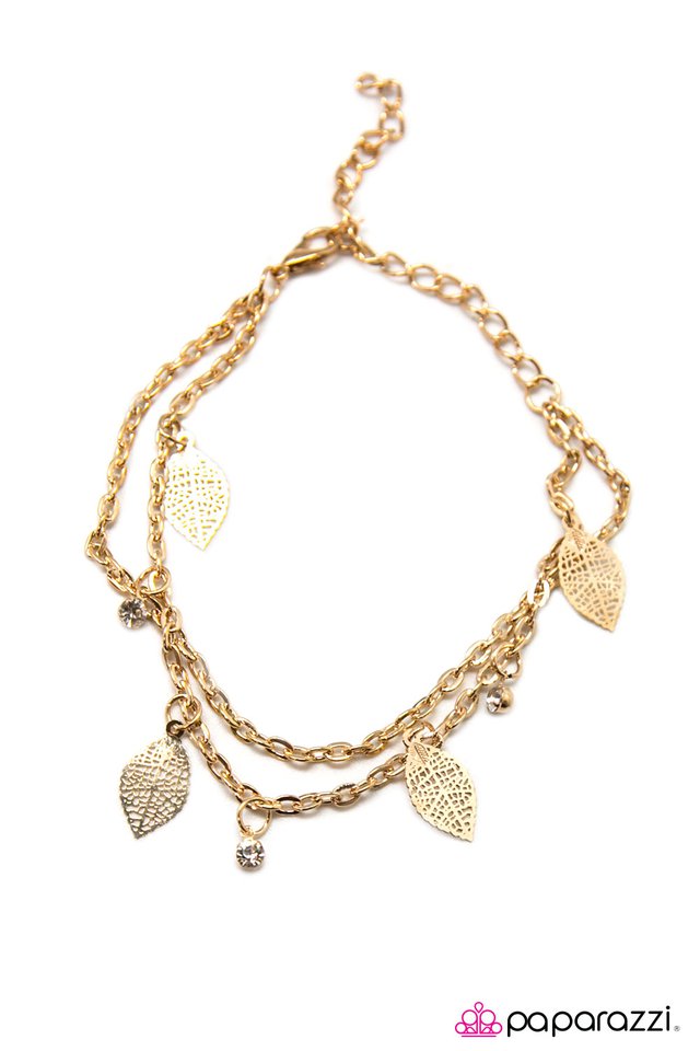 Paparazzi ♥ You Better BeLEAF It - Gold ♥ Bracelet