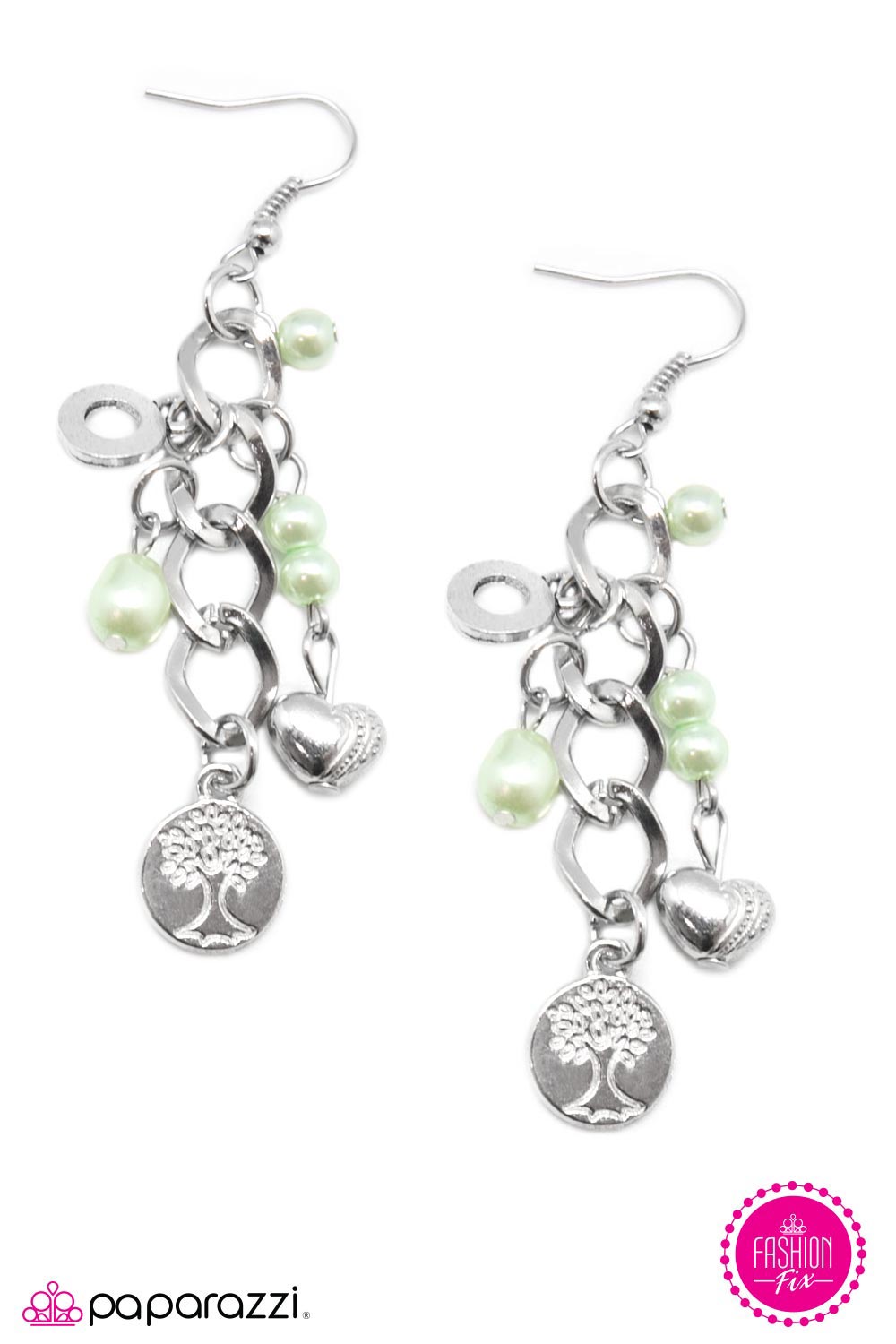 Paparazzi ♥ Pure Bliss - Green ♥ Earrings