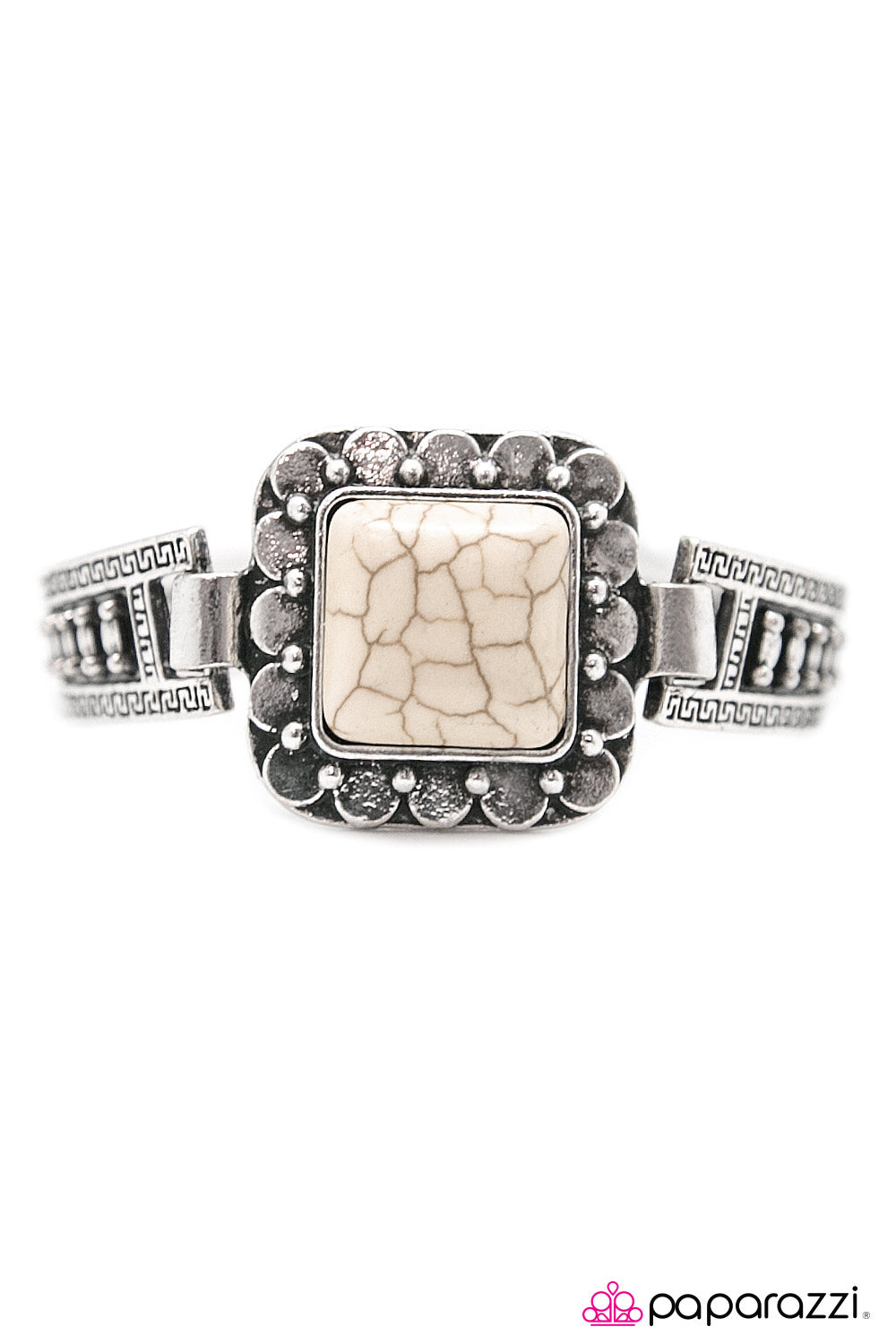 Paparazzi ♥ Sahara Sunrise - White ♥ Bracelet