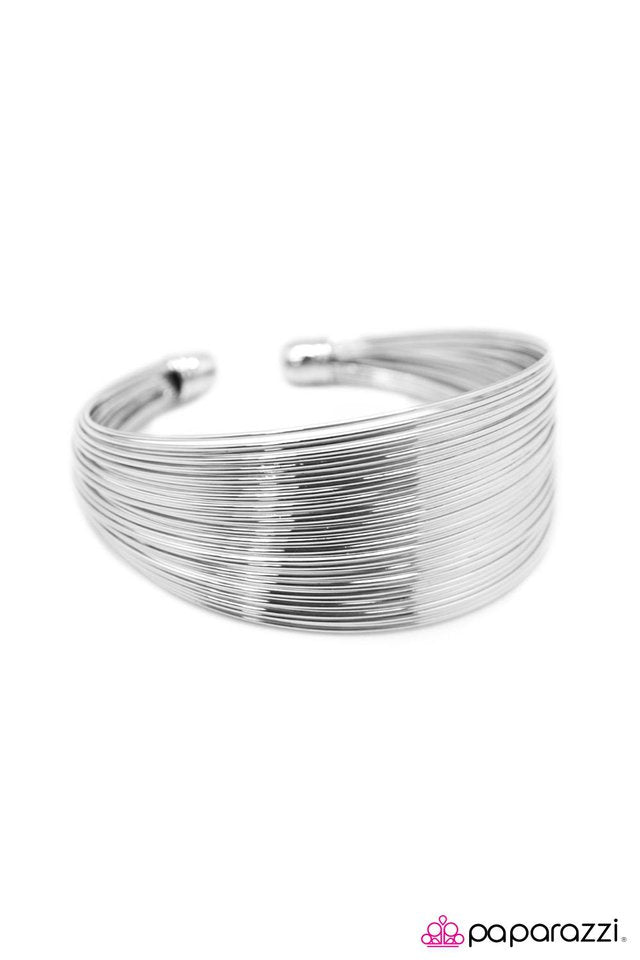 Paparazzi ♥ A Fine Frenzy - Silver ♥ Bracelet