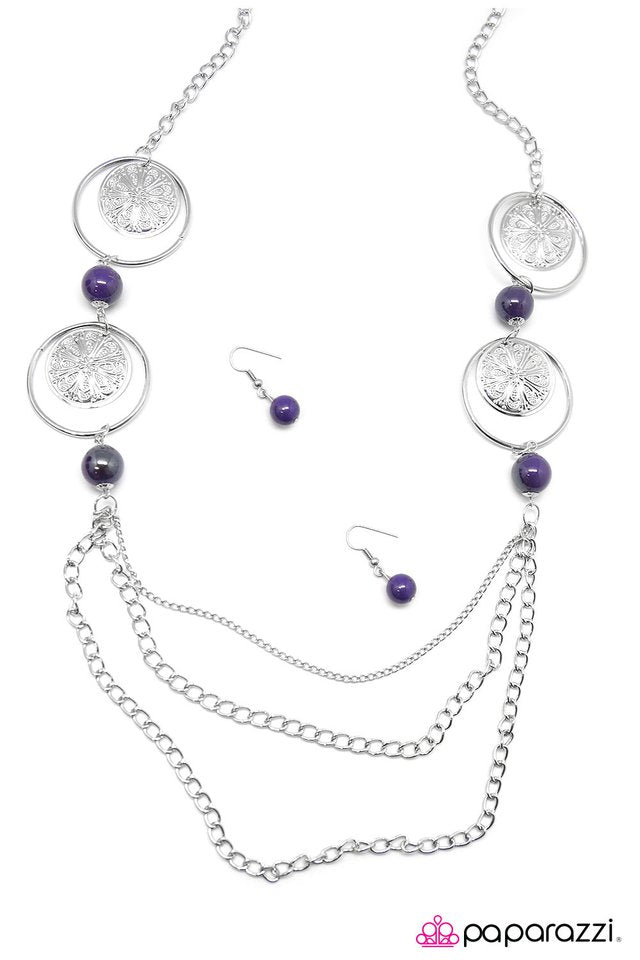 Paparazzi ♥ Utter Amazement - Purple ♥ Necklace