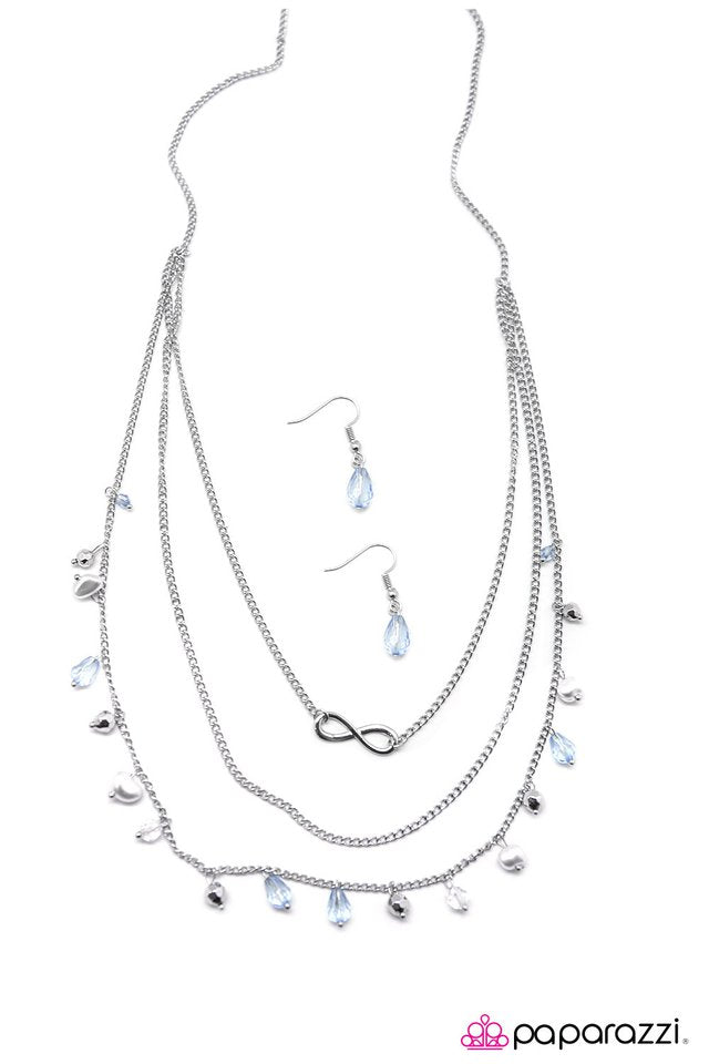 Paparazzi ♥ My End and My Beginning - Blue ♥ Necklace