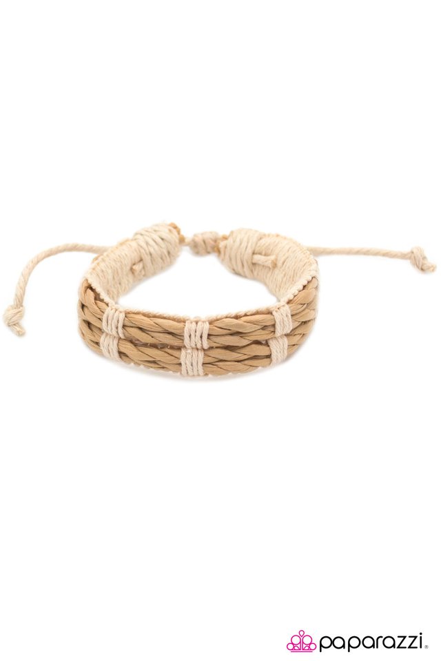 Paparazzi ♥ The Last Straw - Brown ♥ Bracelet