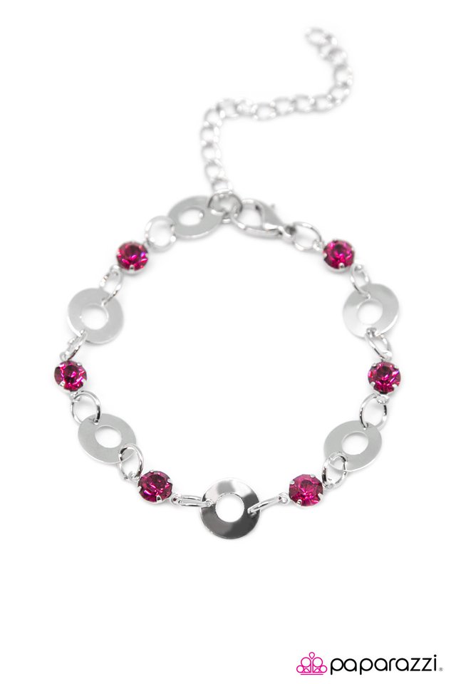 Paparazzi ♥ A Simple Observation - Pink ♥ Bracelet