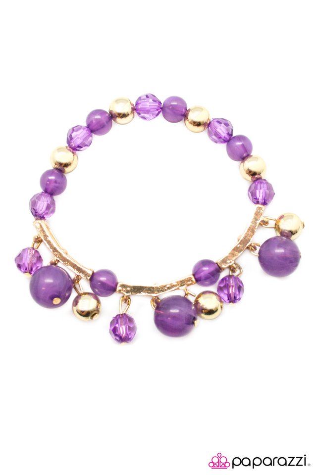 Paparazzi ♥ Never Say Never - Purple ♥ Bracelet