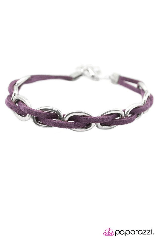Paparazzi ♥ Hard To PerSUEDE - Purple ♥ Bracelet