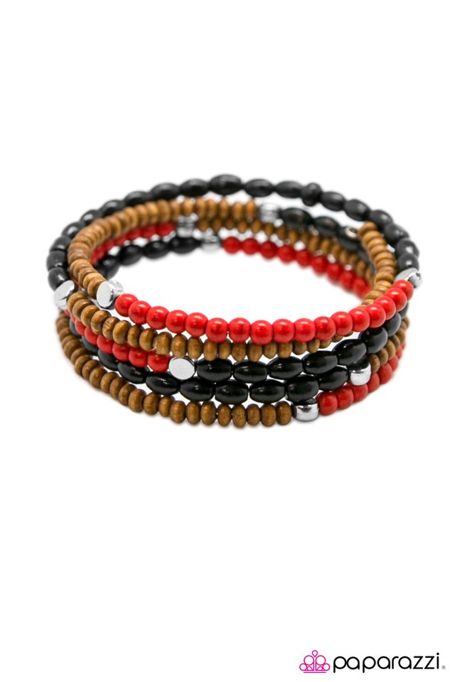 Paparazzi ♥ Its Human Nature - Red ♥ Bracelet