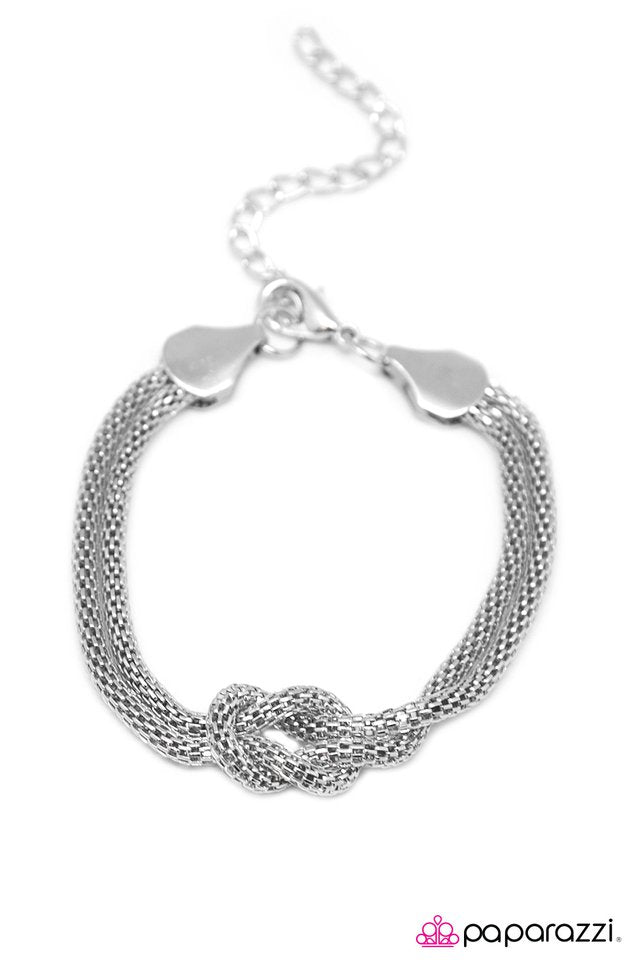 Paparazzi ♥ Prep School - Silver ♥ Bracelet