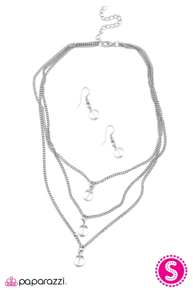 Paparazzi ♥ Never Forget - White ♥ Necklace