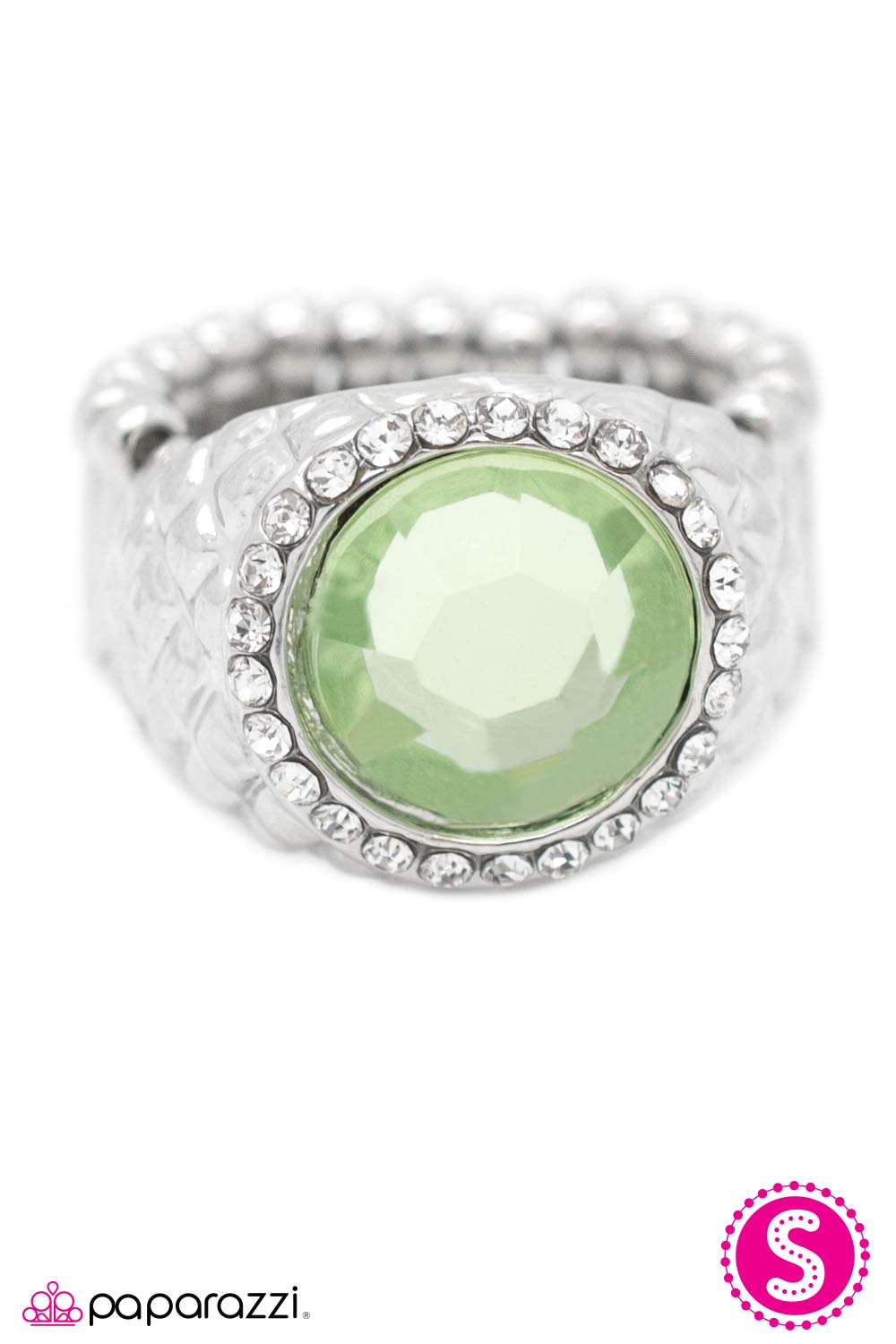 Paparazzi ♥ What A Girl Wants - Green ♥ Ring