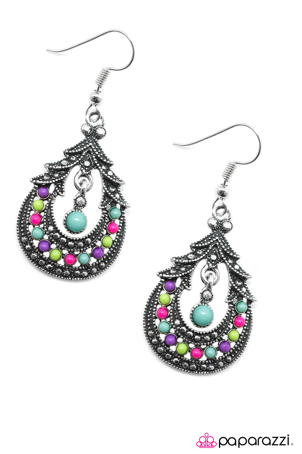 Paparazzi ♥ Holi - Multi ♥ Earrings