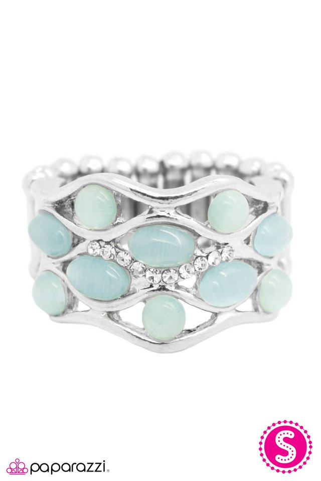Paparazzi ♥ Just GLOW With It - Blue ♥ Ring