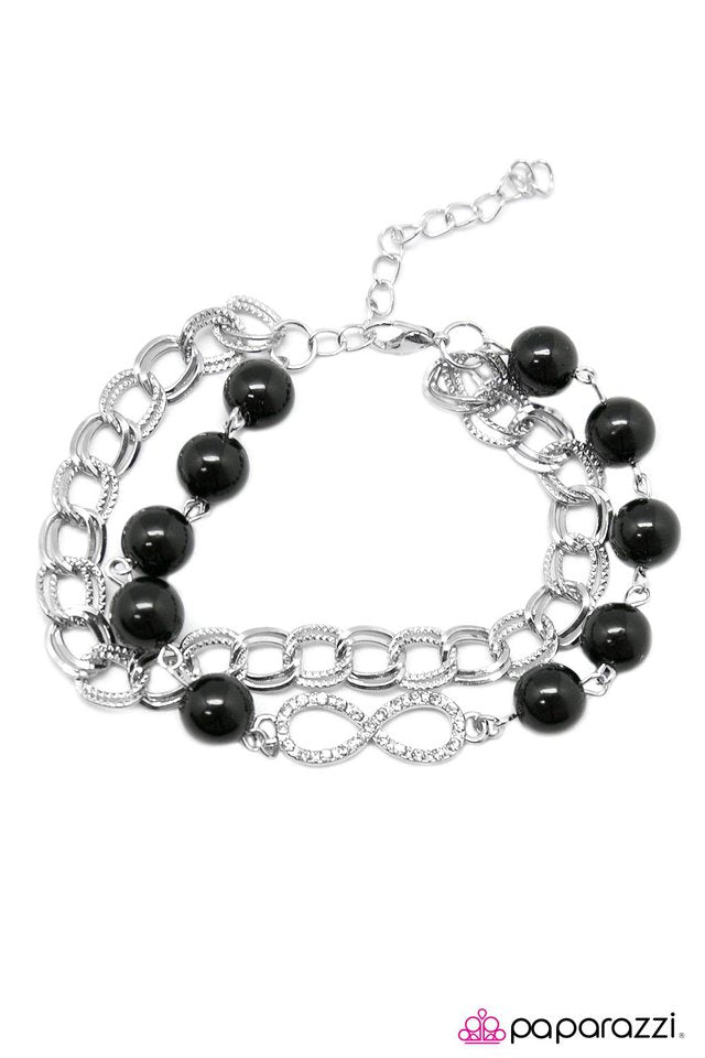 Paparazzi ♥ You Win Some, You Lose Some - Black ♥ Bracelet