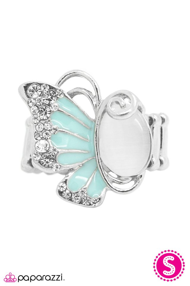 Paparazzi ♥ Fly Away Home - Blue ♥ Ring