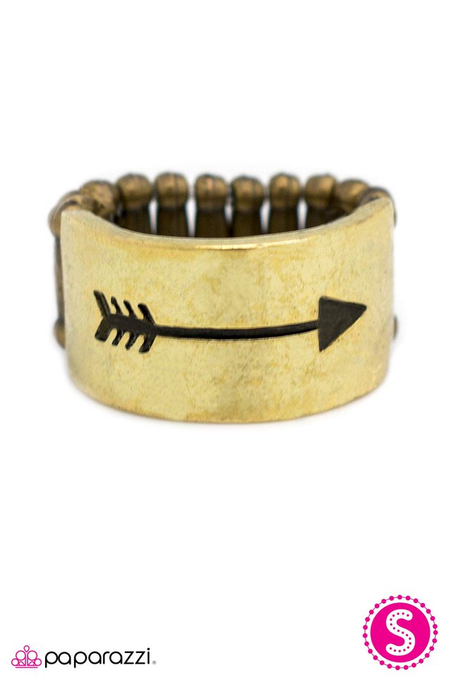 Paparazzi ♥ Follow Your Arrow - Brass ♥ Ring