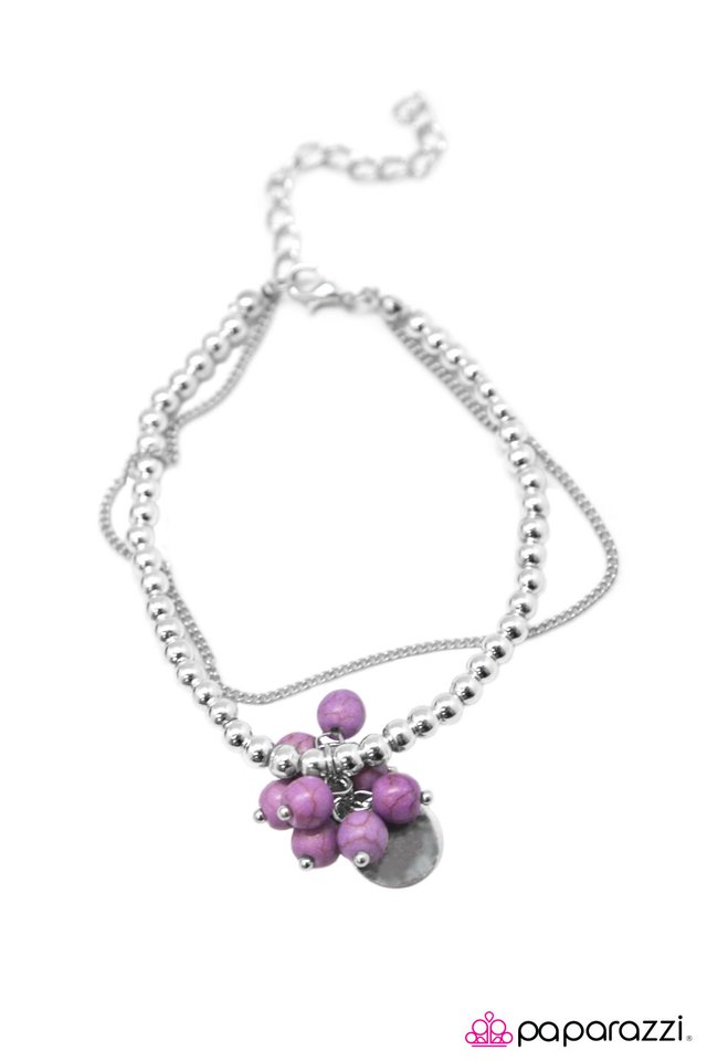 Paparazzi ♥ Little House On The Prairie - Purple ♥ Bracelet