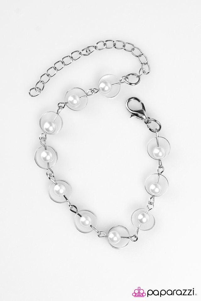 Paparazzi ♥ The Phantom Of The Opera - White ♥ Bracelet