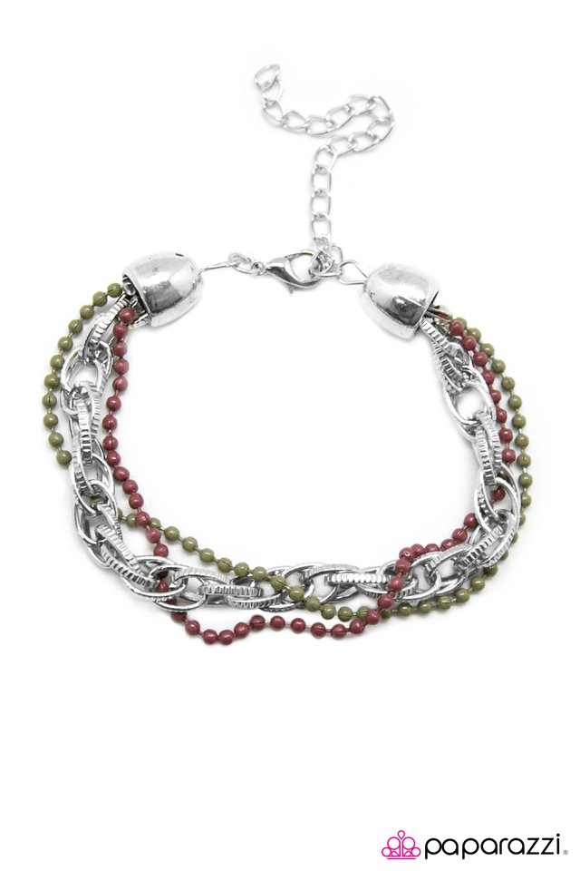 Paparazzi ♥ Lets Get This Party Started - Green ♥ Bracelet