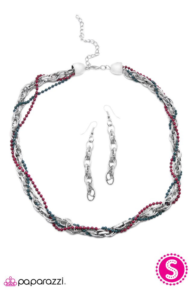 Paparazzi ♥ Time To Celebrate! - Pink ♥ Necklace