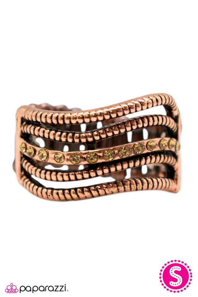 Paparazzi ♥ You Are BRILLIANT! - Copper ♥ Ring