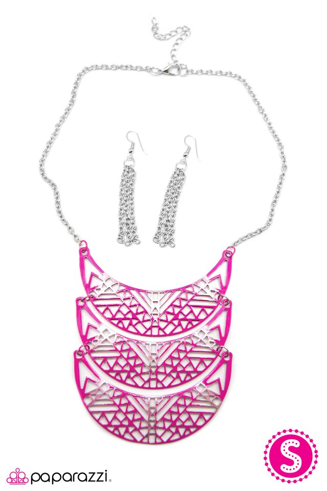 Paparazzi ♥ All INTENSE and Purposes - Pink ♥ Necklace