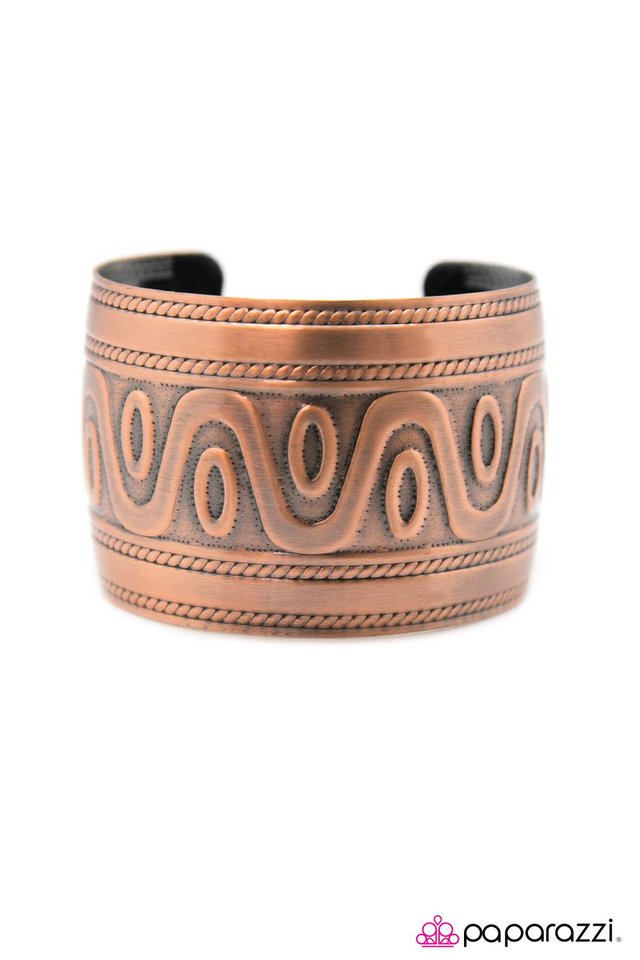 Paparazzi ♥ Come What MAYAN - Copper ♥ Bracelet