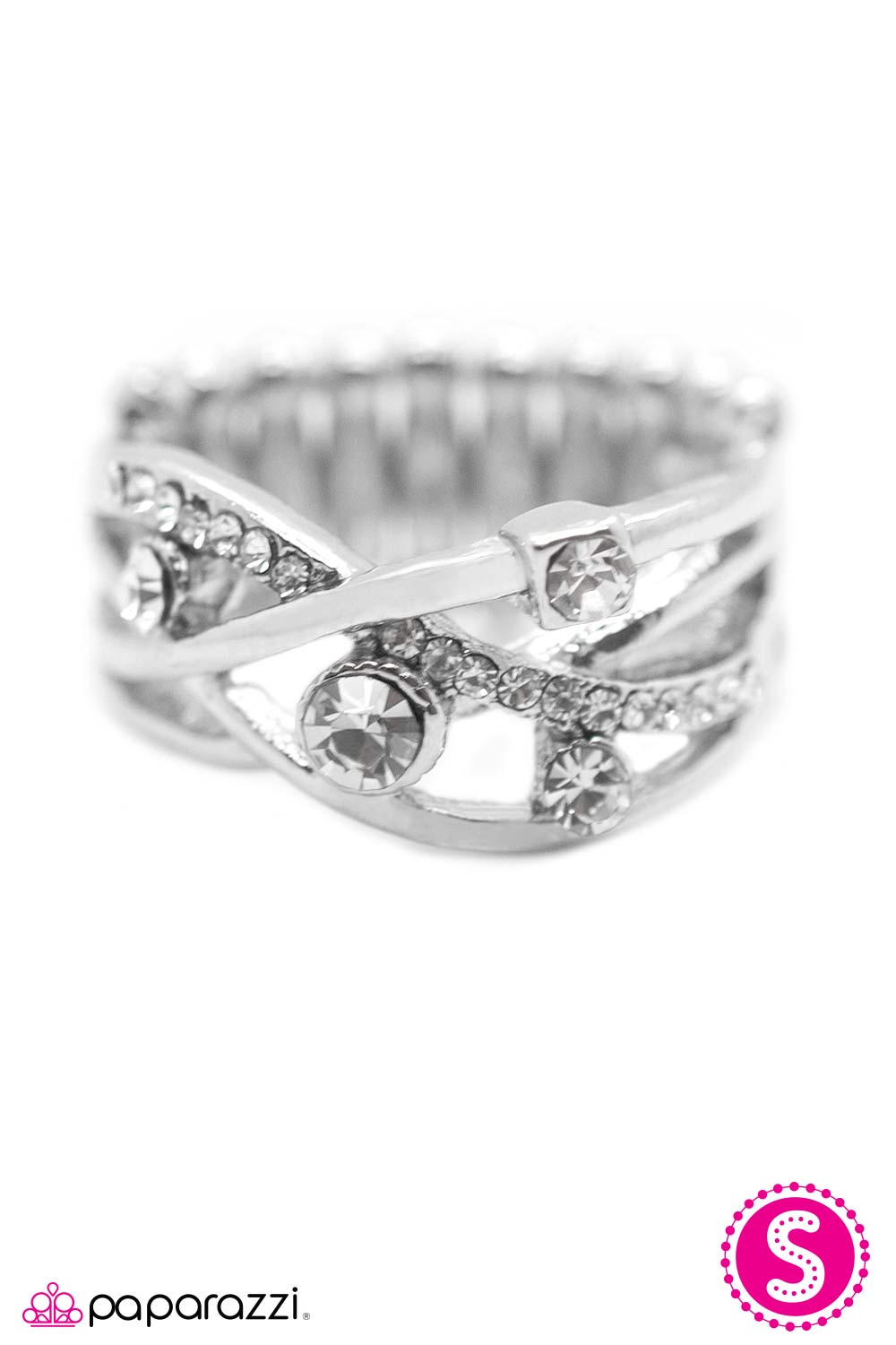 Paparazzi ♥ The Secret Of My Success - White ♥ Ring