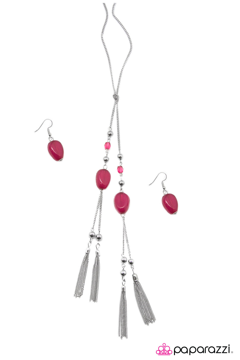 Paparazzi ♥ GLITTER-Sweet - Pink ♥ Necklace