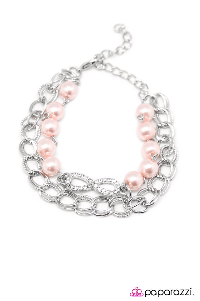 Paparazzi ♥ Forever Is Not Enough - Pink ♥ Bracelet