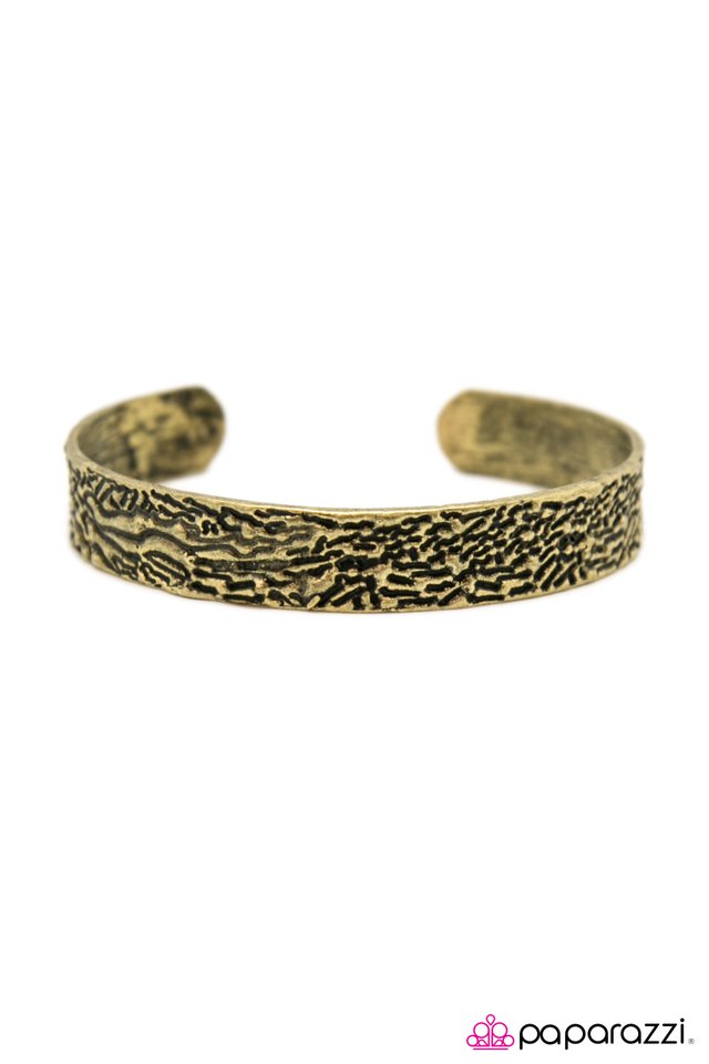 Paparazzi ♥ Slim Chance - Brass ♥ Bracelet
