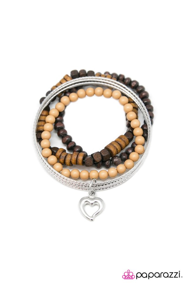 Paparazzi ♥ Love Fest - Brown ♥ Bracelet