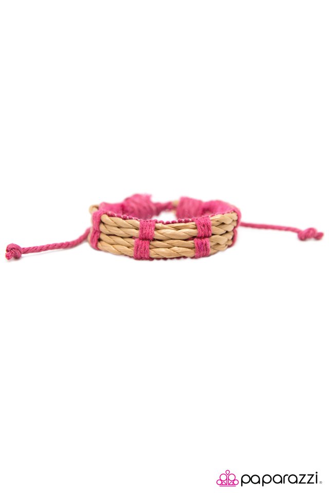 Paparazzi ♥ The Last Straw - Pink ♥ Bracelet