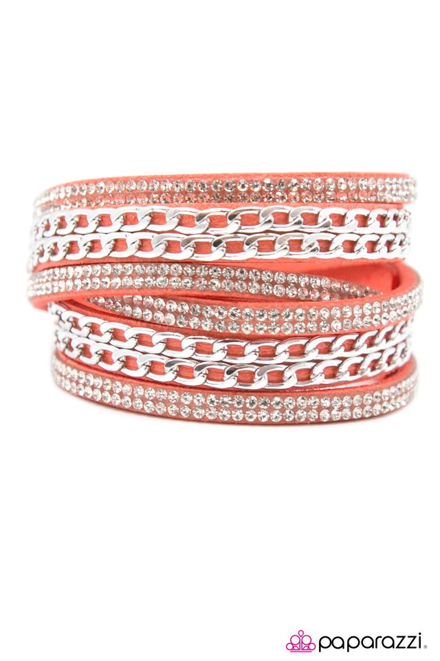 Paparazzi ♥ Glitz Blitz - Orange ♥ Bracelet