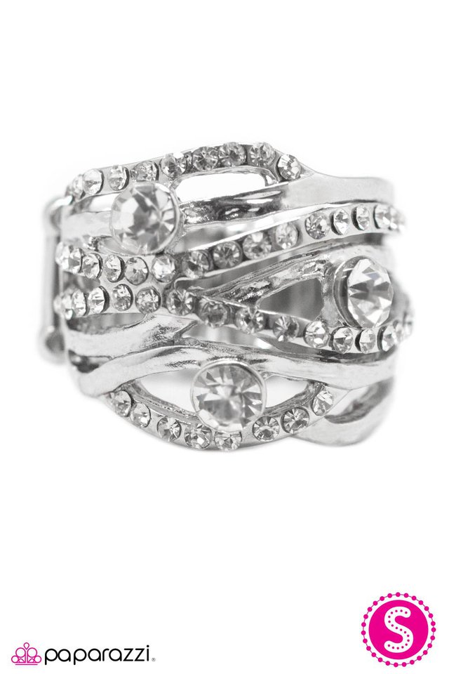 Paparazzi ♥ The Game Changer - White ♥ Ring