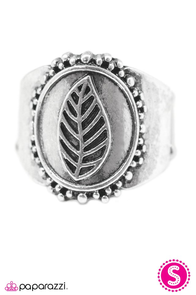 Paparazzi ♥ What a Re-LEAF - Silver ♥ Ring