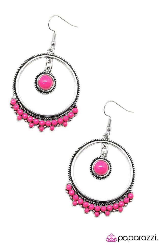 Paparazzi ♥ Dance Party - Pink ♥ Earrings